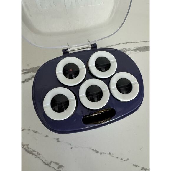 ConAir Travel-Size Hot Rollers Instant Heat Hairsetter 5 Rollers w/ Pins Curling - Picture 3 of 8